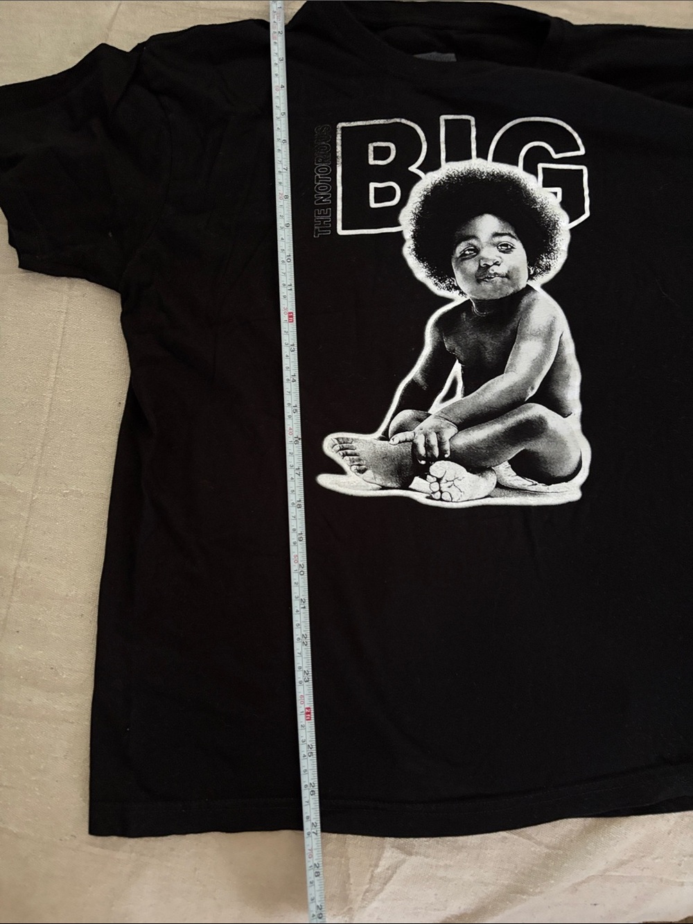 The Notorious B.I.G. Baby Logo Black Graphic Tee 2XL - Picture 5 of 6